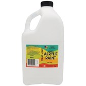 5 STAR NZACRYL ACRYLIC PAINT 2L WHITE