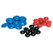 QUARTET MAGNETIC BUTTONS 20MM BLUE PACK 10