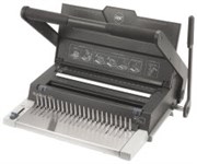 GBC MULTIBIND 420 MANUAL BINDING MACHINE PLASTICWIRE COMB GREY