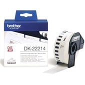 BROTHER DK22214 CONTINUOUS PAPER LABEL ROLL 12MM X 3048M WHITE