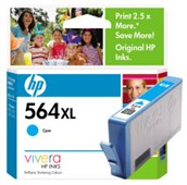 HP CB323WA 564XL INK CARTRIDGE HIGH YIELD CYAN