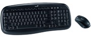 GENIUS KB8000X KEYBOARD AND MOUSE SET WIRELESS BLACK