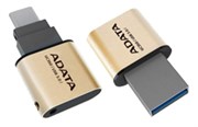 ADATA DASHDRIVE UC350 FLASH DRIVE USB 31 UNIVERSAL TYPE A  TYPE C 32GB GOLD