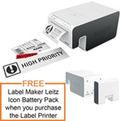 LEITZ ICON LABEL PRINTER PLUS BATTERY PACK