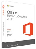 MICROSOFT OFFICE 2016 SOFTWARE HOME AND STUDENT EDITION NO MEDIA