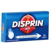 DISPRIN MAX PAIN RELIEF TABLETS PKT 32