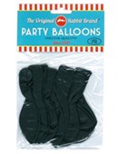 BALLOONS 25CM BLACK PACK 15