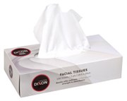 FACIAL TISSUES DIXON 2 PLY WHITE BOX100