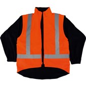 IRONWEAR INNER JACKET WET WEATHER TTMCW HI VIS LARGE ORANGE