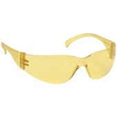 QTECH SAFETY GLASSES WRAP AROUND UV ANTISCRATCHFOG AMBER