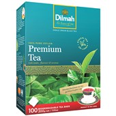 DILMAH TEA BAGS PREMIUM REGULAR TAGLESS BOX 100