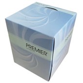 PREMIER FACIAL TISSUE CUBE BOX 2 PLY  90 SHEETS