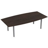 KNIGHT CUBIT BOARDROOM TABLE W2400 X D1200 X H730MM DARK OAK