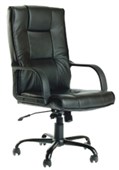 EXECUTIVE CHAIR KNIGHT FALCON BLACK PU LEATHER