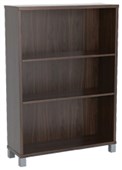 CUBIT BOOKCASE 2 SHELVES W900 X D315 X H1200MM DARK OAK