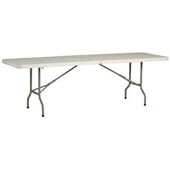 LIFE FOLDING TABLE RECTANGLE 2 PIECE W2428 X D760 X H745MM WHITE