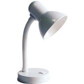 JASTEK LUMINAIRE DESK LAMP FLEXI 40W WHITE