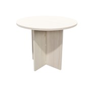 ZEALAND MEETING TABLE ROUND W900 X H725MM WASHED MAPLE