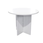 ZEALAND MEETING TABLE ROUND W900 X H725MM WHITE