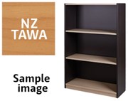 ZEALAND BOOKCASE 1 SHELF W800 X D300 X H800MM NZ TAWA