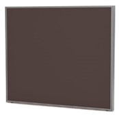 KNIGHT STUDIO50 PARTITION DIVIDER SCREEN FLOOR STANDING CROWN FABRIC W1200 X H1500MM PEAT