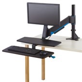 KENSINGTON SMARTFIT SIT AND STAND WORKSTATION 210 X 840MM BLACK