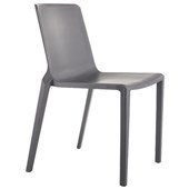 BURO MEG VISITOR CHAIR STACKABLE CHARCOAL