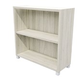 ZEALAND BOOKCASE 1 SHELF W800 X D300 X H800MM WITH 50MM FEET COASTAL ELM