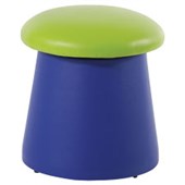 BFX PORTOBELLO OTTOMAN STOOL W450 X H530MM BLUEGREEN