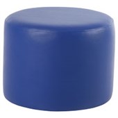 BFX CUSHOX ROUND OTTOMAN STOOL W600 X D600 X H450MM BLUE