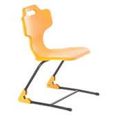 BFX E SLED STUDENT CHAIR SIZE2 W410 X D420 X H340MM ORANGE