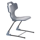 BFX E SLED STUDENT CHAIR SIZE3 W410 X D420 X H380MM CHARCOAL