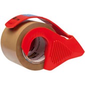 SCOTCH 143 SUPER STRENGTH HEAVY DUTY PACKAGING TAPE WITH DISPENSER 508MM X 20BROWN