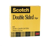 SCOTCH 665 DOUBLE SIDED TAPE 19MM X 33M