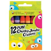 FUN CHUNKY JUMBO CRAYONS PACK 12