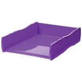 ESSELTE NOUVEAU DOCUMENT TRAY PURPLE