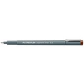 STAEDTLER 308 PIGMENT FINELINER PEN 05MM BROWN