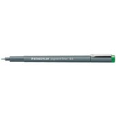 STAEDTLER 308 PIGMENT FINELINER PEN 05MM GREEN