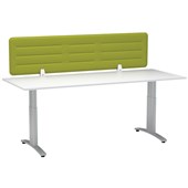 BOYD VISUALS PARTITION DESK SCREEN W1380 X H340MM LIME