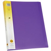 MARBIG DISPLAY BOOK 40 POCKET INSERT SPINE A4 PURPLE