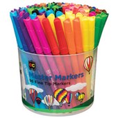 EC MASTER MARKER 26MM FINE TIP ASSORTED TUB 96