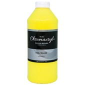 CHROMACRYL STUDENTS ACRYLIC PAINT 1L COOL YELLOW