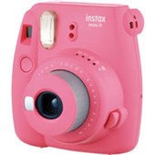 FUJIFILM INSTAX MINI 9 CAMERA FLAMINGO PINK WITH FILM 10 PACK