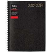 COLLINS MID YEAR APPOINTMENT DIARY BOSTON A4 DAY TO PAGE WIRO 20232024