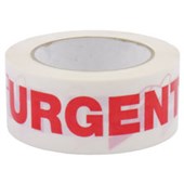 SELLOTAPE RIPALABEL MESSAGE LABEL URGENT W48MM X L250MM RED ON WHITE ROLL 200