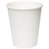 HUHTAMAKI DISPOSABLE CUP COLD PAPER 155ML WHITE PACK 50