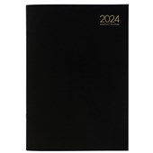 COLLINS DIARY PREMIUM MONTHLY PLANNER A4 BLACK PVC EVEN YEAR