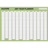 MILFORD WALL PLANNER ANY YEAR 695 X 995MM LAMINATED