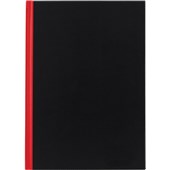 MILFORD NOTEBOOK A4 100 LEAF RED AND BLACK