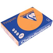 TROPHEE COLOURED PAPER A4 80GSM BRIGHT ORANGE PACK 500